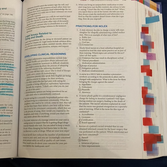 Fundamentals of Nursing Ninth Edition Hardcover - Picture 5 of 6